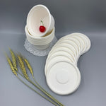 Bowl 13.5 oz (400ml) with Lid - Disposable & Compostable, Medium Capacity Eco-Container