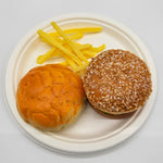 Plate Round, 9 inch - Disposable & Compostable, Eco-Friendly Dining Essential