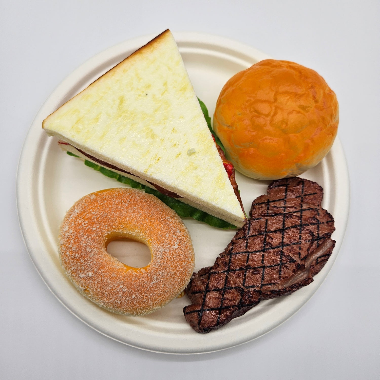 Plate Round, 10 inch - Disposable & Compostable, Eco-Friendly Dinnerware